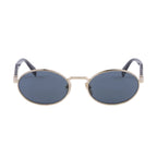 Prada Women Round Frame Honey Gold Sunglasses