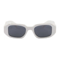 Prada Women Geometric Frame White Sunglasses