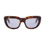 Prada Women Rectangular Frame Mocha Brown Sunglasses
