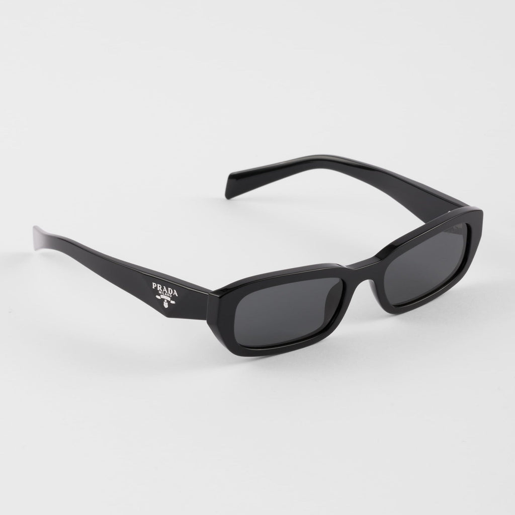 Prada Women Geometric Frame Shadow Gray Sunglasses