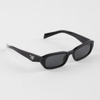 Prada Women Geometric Frame Shadow Gray Sunglasses