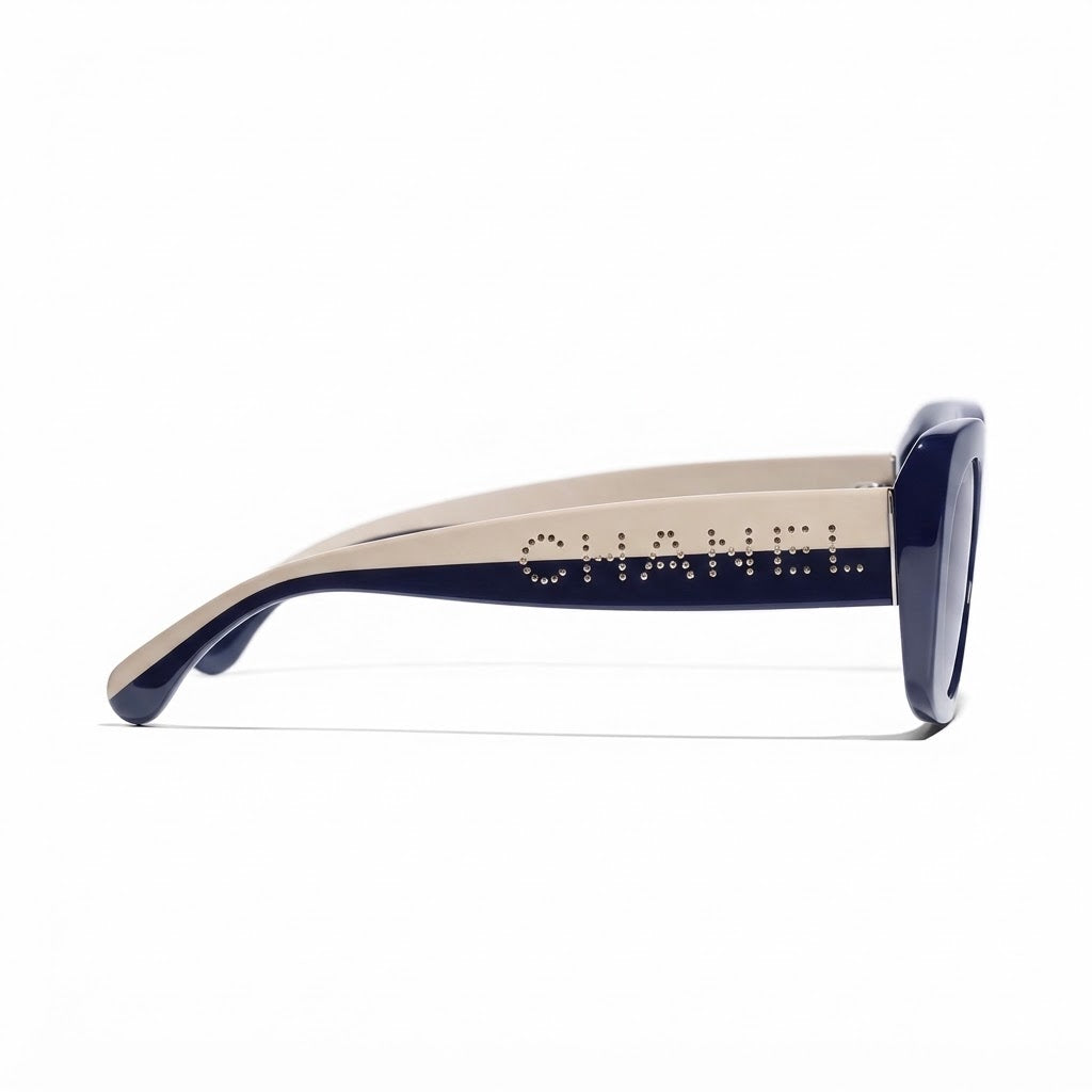 Chanel Women Square Blue Sunglasse