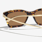 Chanel Women Butterfly Brown Tortoise Sunglasses