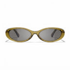  Chanel Women Oval Olive Sunglasses CH5565