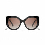 Chanel Women Butterfly Black Sunglasses