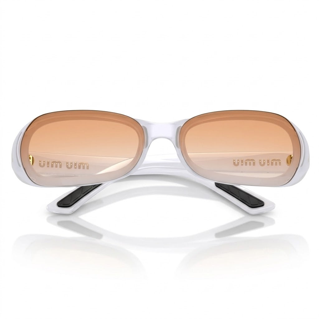 Miu Miu Runway SMUC07 Women Transparent Blue / Orange Gradient Sunglasses