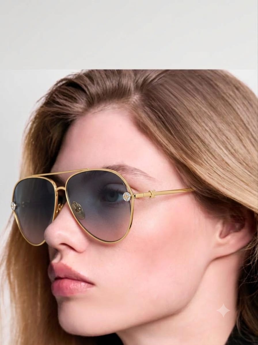 Louis Vuitton Women Pearl Twirl Pilot Sunglasses