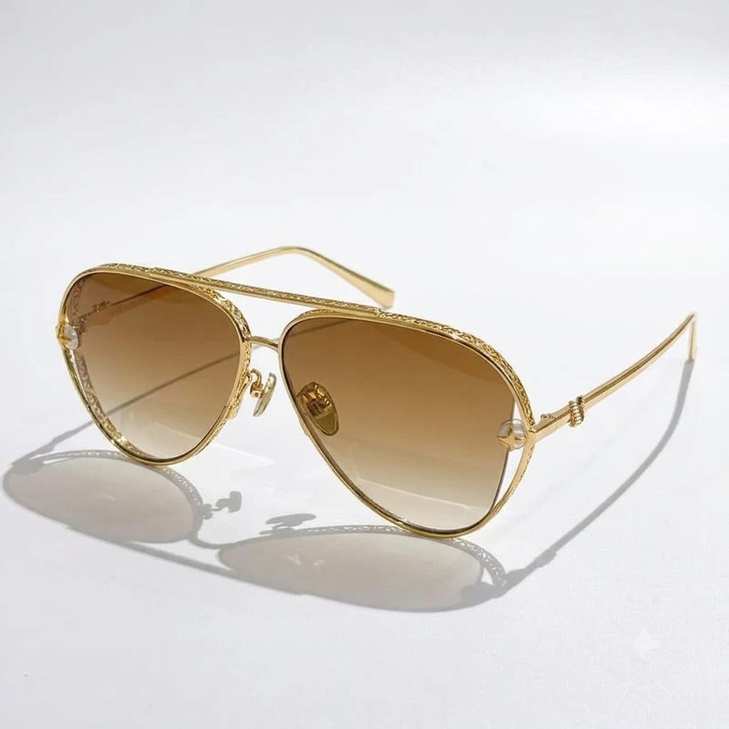 Louis Vuitton Women Pearl Twirl Pilot Sunglasses