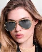 Louis Vuitton Women Pearl Twirl Pilot Sunglasses
