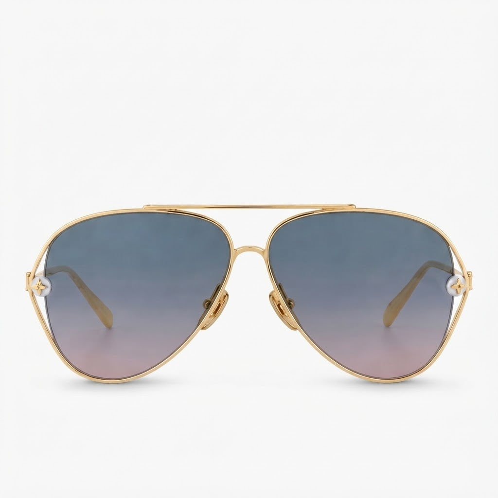 Louis Vuitton Women Pearl Twirl Pilot Sunglasses