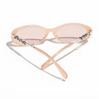 Chanel Women Oval Beige Sunglasses CH5565