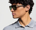 Louis Vuitton Men City Large Square Green Sunglasses