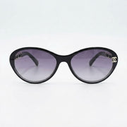 Chanel Women Cat-Eye Frame Chain Design Sunglasses