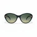 Chanel Women Green Gold Chain Sunglasses