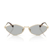 Miu Miu Women Pale Gold Metal  / Grey Sunglasses