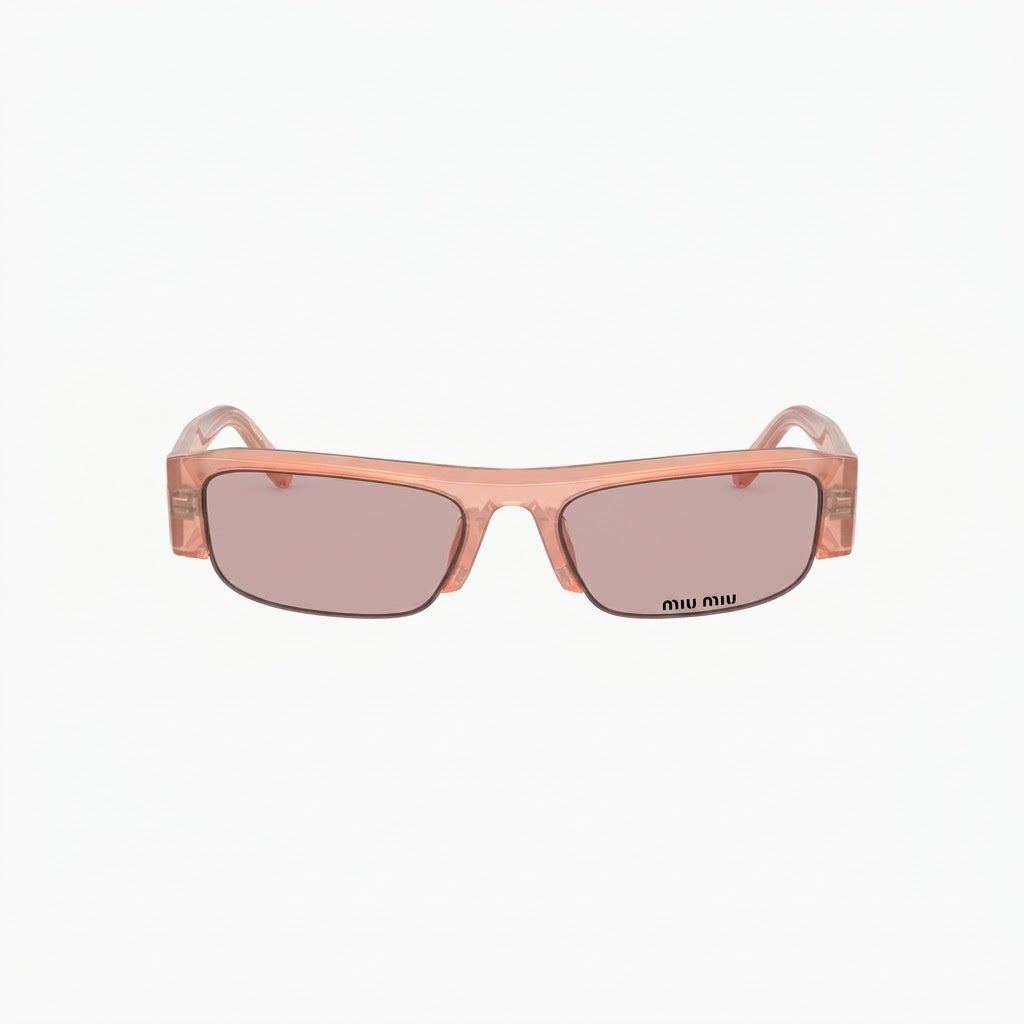 Miu Miu Vedette Women Opal Pink Sunglasses