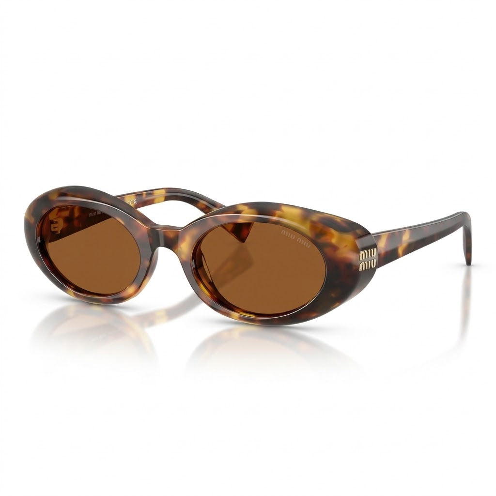 Miu Miu Women Rêverie Honey Havana / Dark Bronze Sunglasses