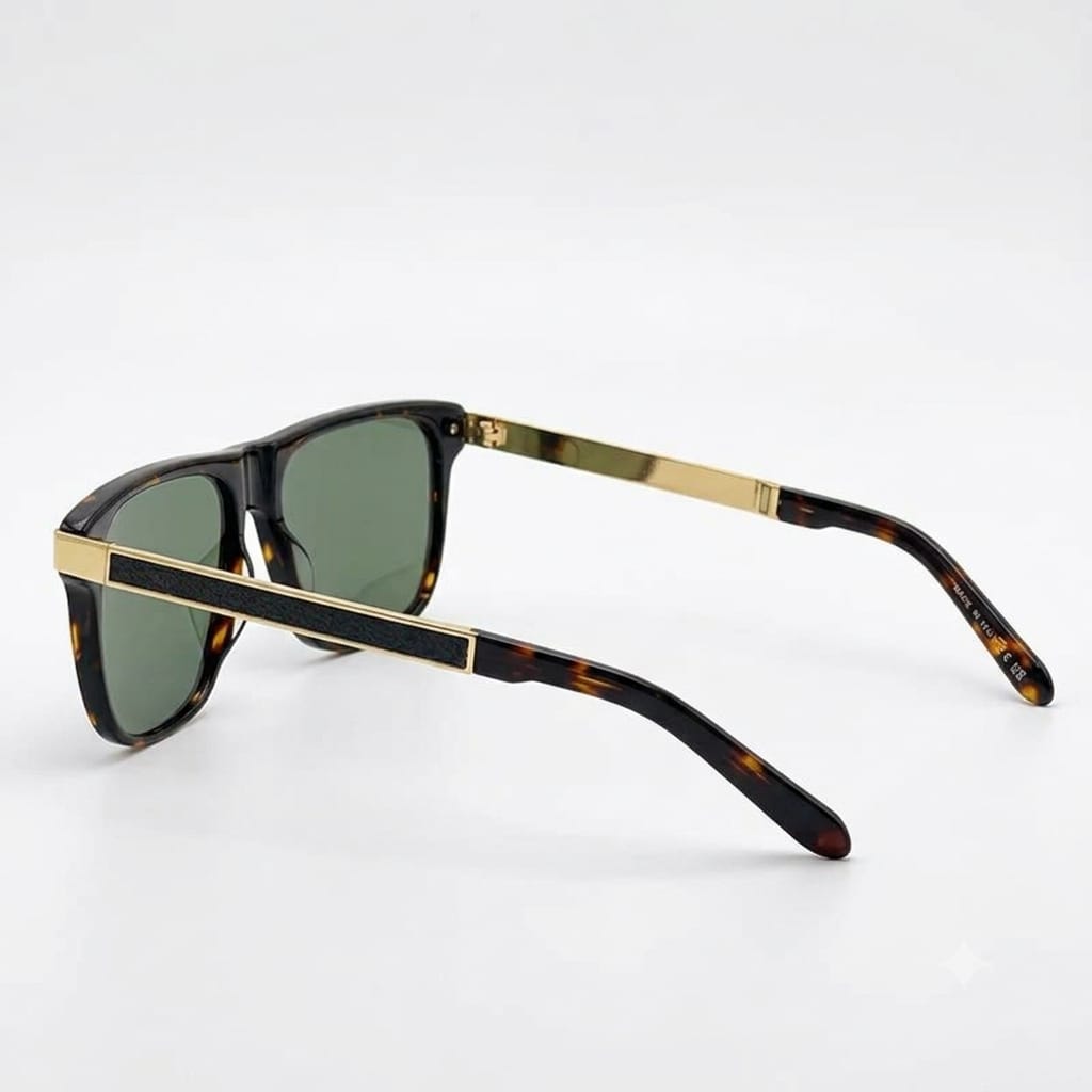 Louis Vuitton Men City Large Square Green Sunglasses