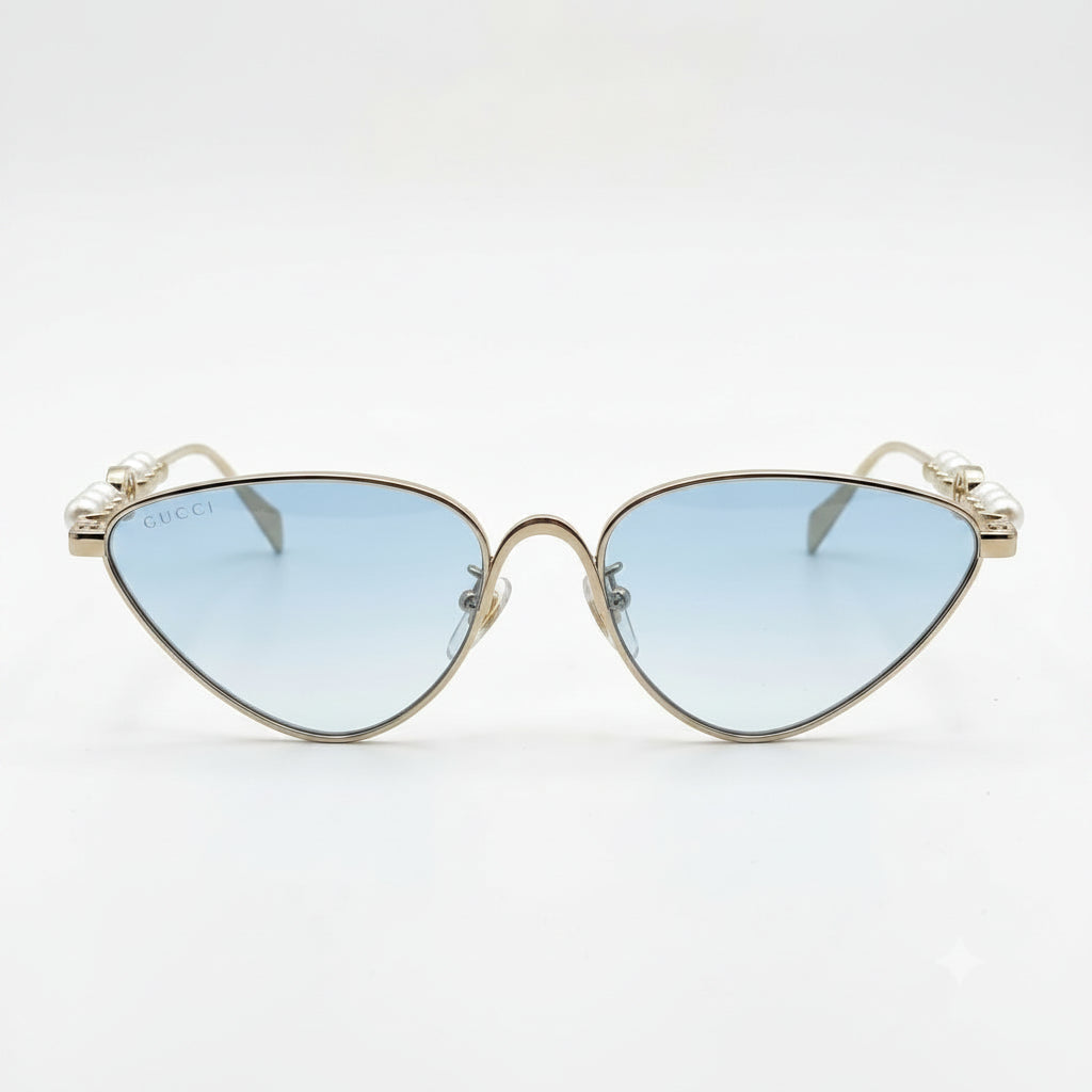 Gucci Women Perla Venere Cat-Eye Ice Blue Sunglasses