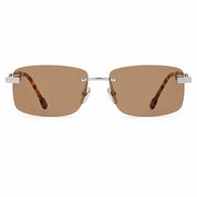 FRED Force 10 Unisex Geometric Palladium/Nude Sunglasses