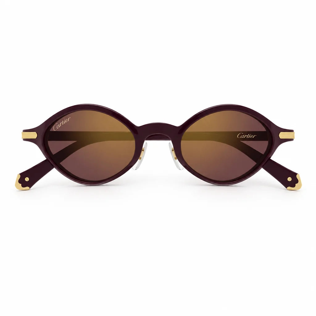 Cartier Première de C Women Purple Gradient Sunglasses
