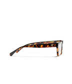 Chanel Women Rectangular Tortoise Eyeglasses