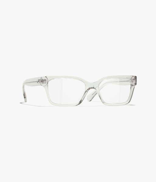 Chanel Women Rectangular Transparent Eyeglasses