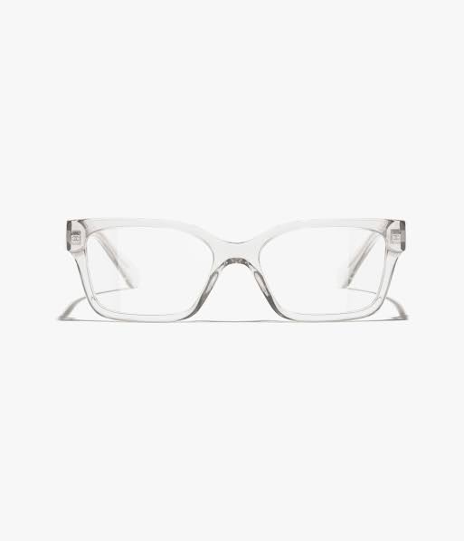 Chanel Women Rectangular Transparent Eyeglasses