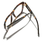 Chanel Women Rectangular Tortoise Eyeglasses