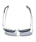 Chanel Women Cat-Eye Blue Sunglasses