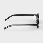 Prada Women Oval Frame Black Sunglasses