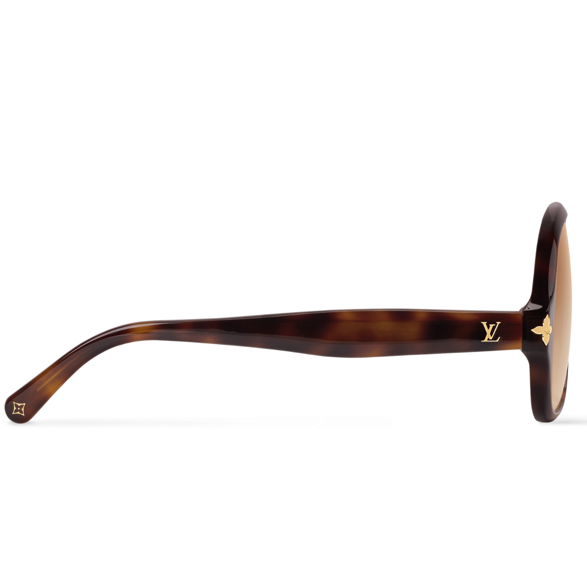 Louis Vuitton Women Pilot Frame Oak Brown Sunglasses