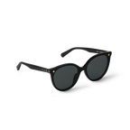 Louis Vuitton Women Cat Eye Frame Jet Black Sunglasses