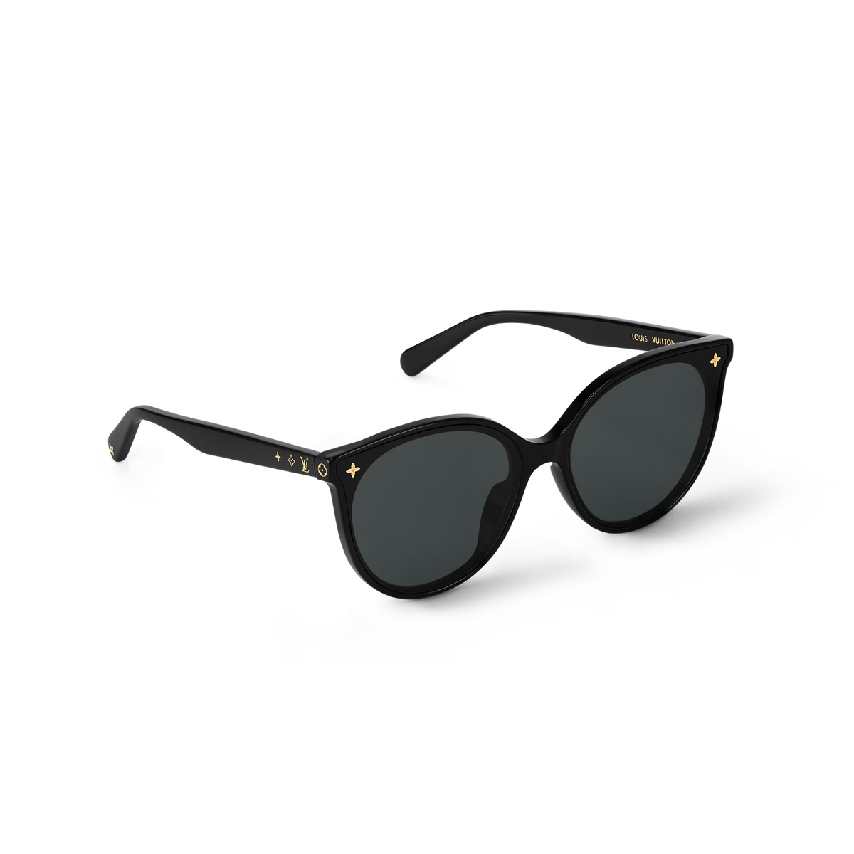 Louis Vuitton Women Cat Eye Frame Jet Black Sunglasses