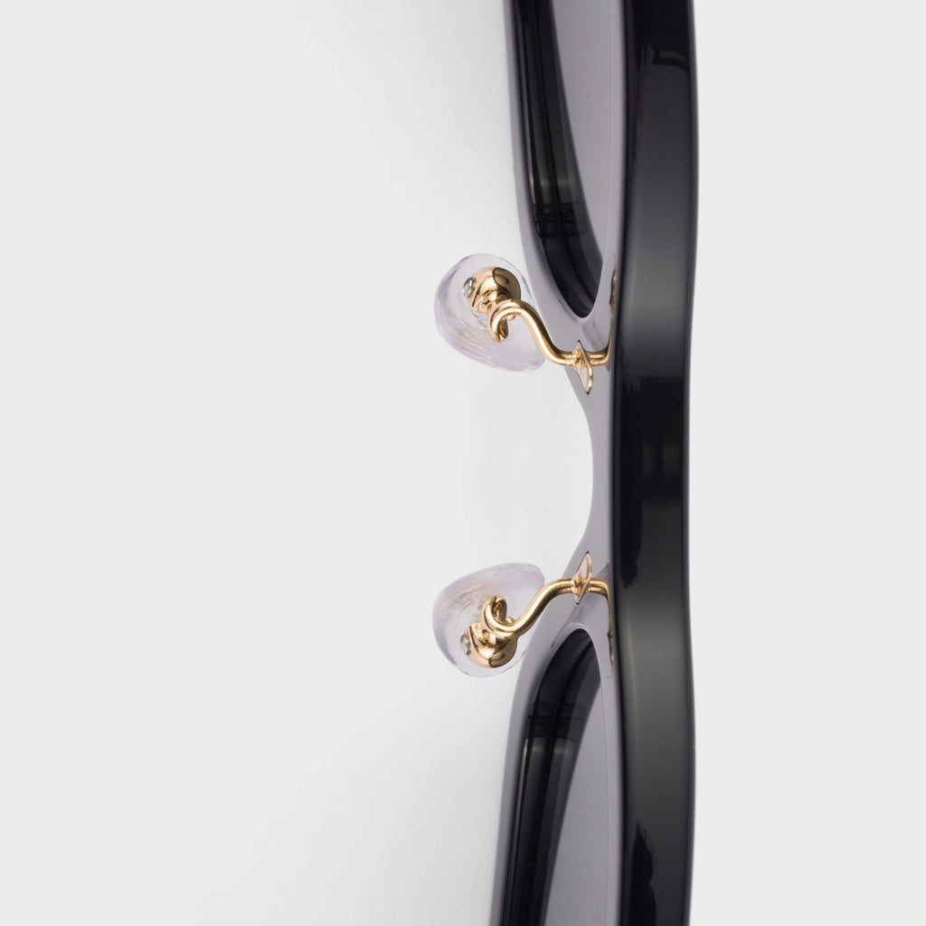 Prada Women Rectangular Frame Falcon Black Sunglasses