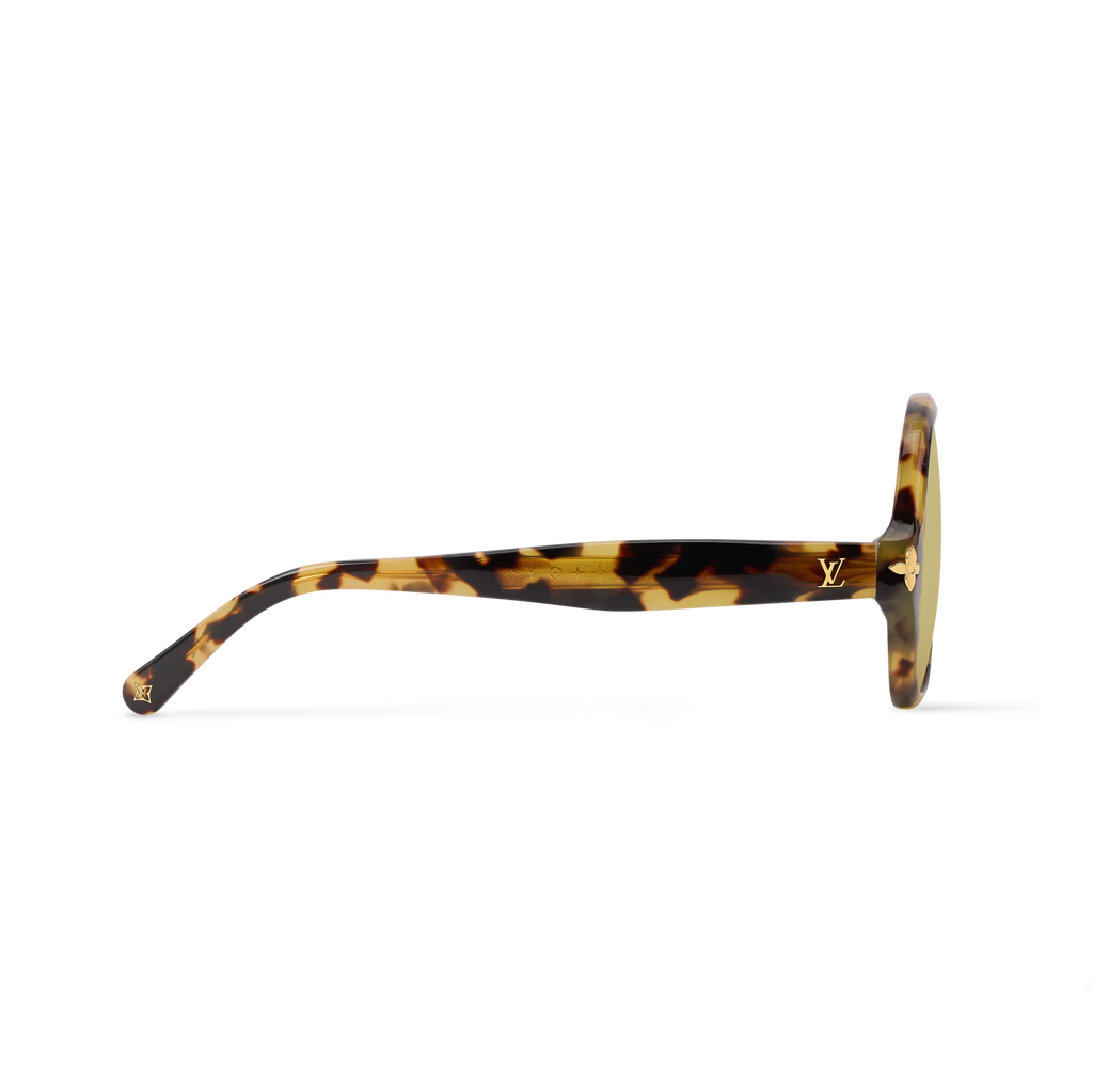 Louis Vuitton Women Square Frame Brown Sunglasses