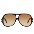 Louis Vuitton Women Pilot Frame Oak Brown Sunglasses