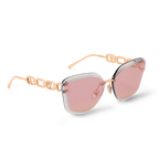 Louis Vuitton Women Cat Eye Frame Rose Gold Sunglasses