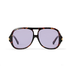 Louis Vuitton Women Square Frame Brown Tortoise Sunglasses