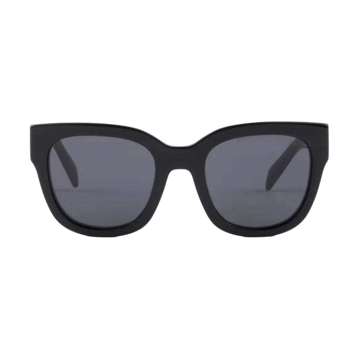 Prada Women Cat Eye Frame Matte Black Sunglasses