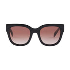 Prada Women Cat Eye Frame Dark Brown Sunglasses