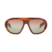 Prada Women Pilot Frame Sienna Brown Sunglasses