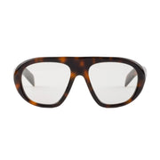Prada Women Pilot Frame Sepia Brown Sunglasses