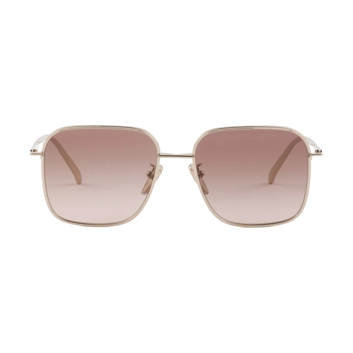 Prada Women Aviator Frame Gold Sunglasses
