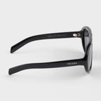 Prada Women Pilot Frame Crow Black Sunglasses