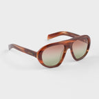 Prada Women Oversized Frame Oak Brown Sunglasses