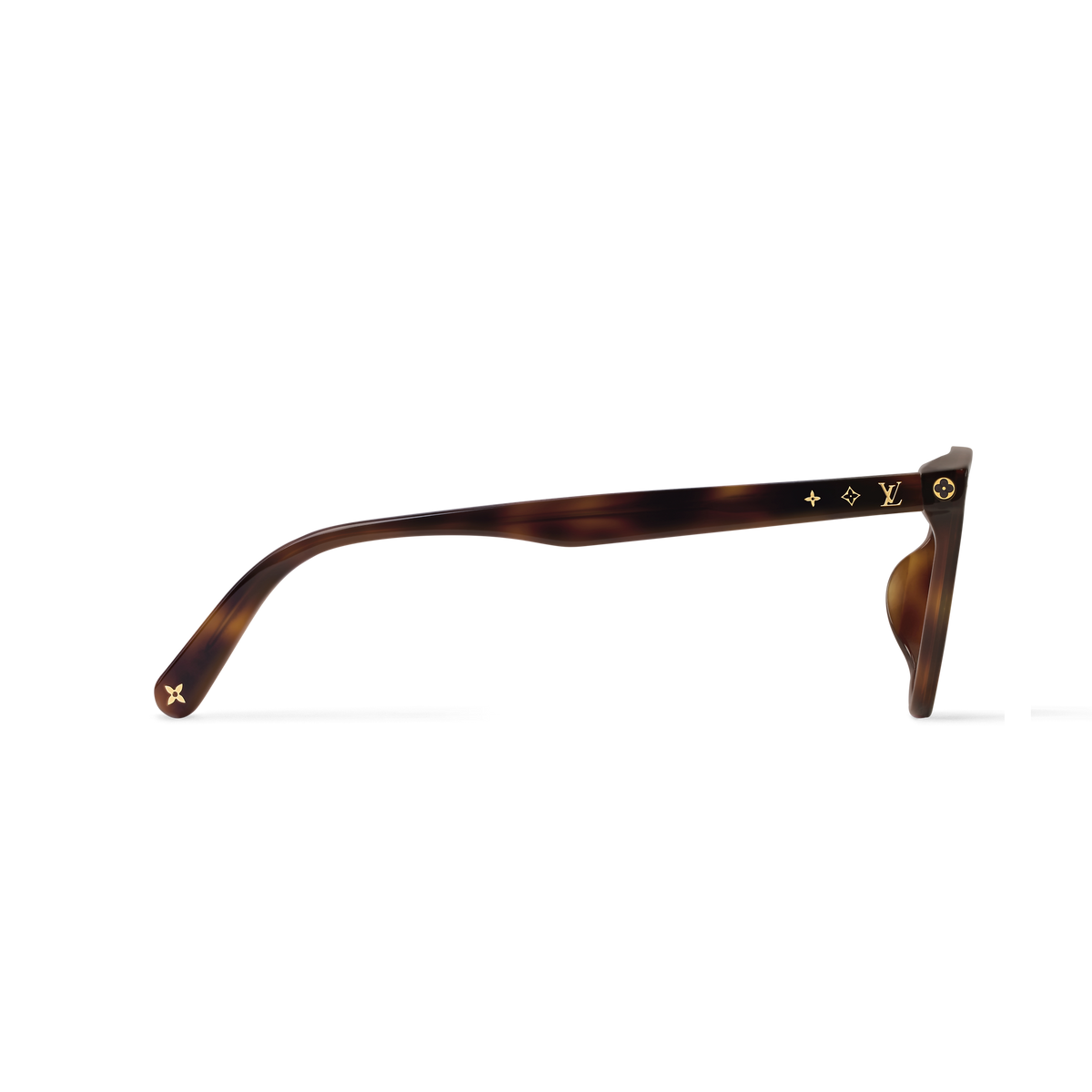 Louis Vuitton Women Rectangle Frame Brown Sunglasses