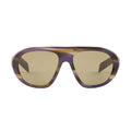 Prada Women Oversized Frame Lagoon Blue Sunglasses