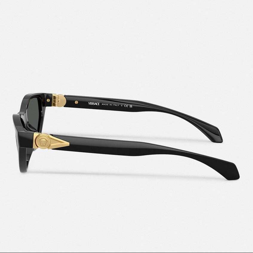 Versace Women Cat-Eye Frame Carbon Black Sunglasses