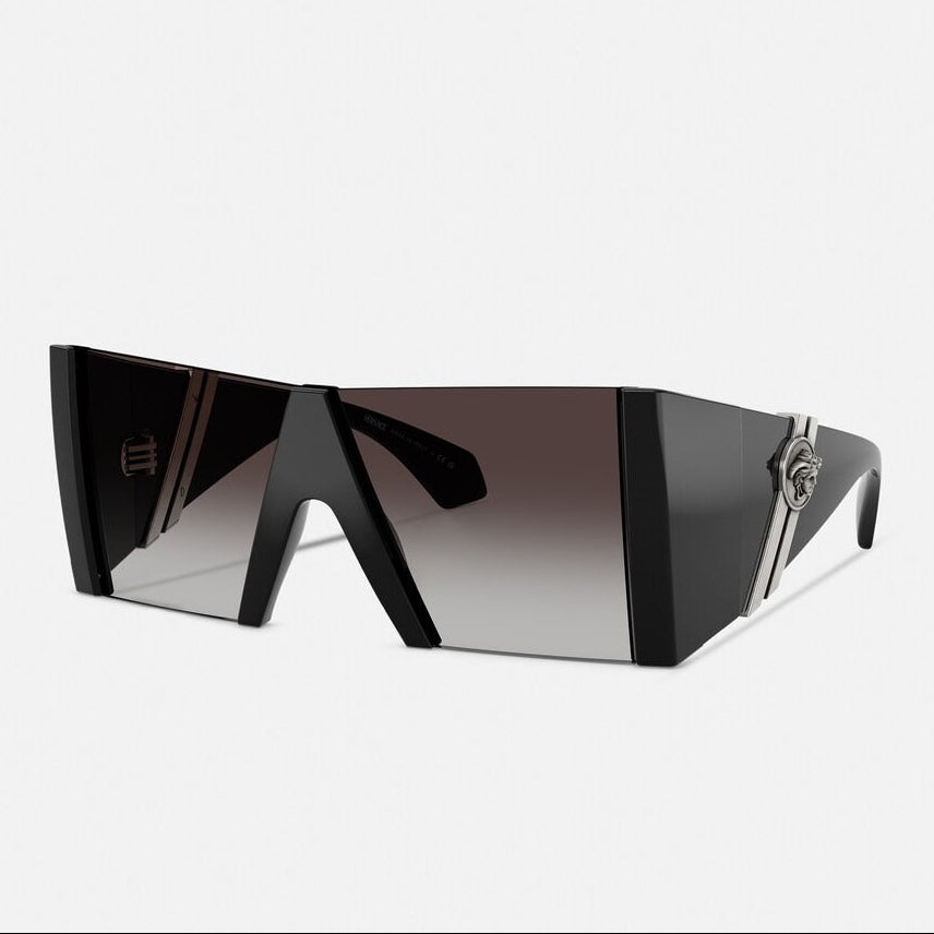 Versace Women Square Frame Black Sunglasses
